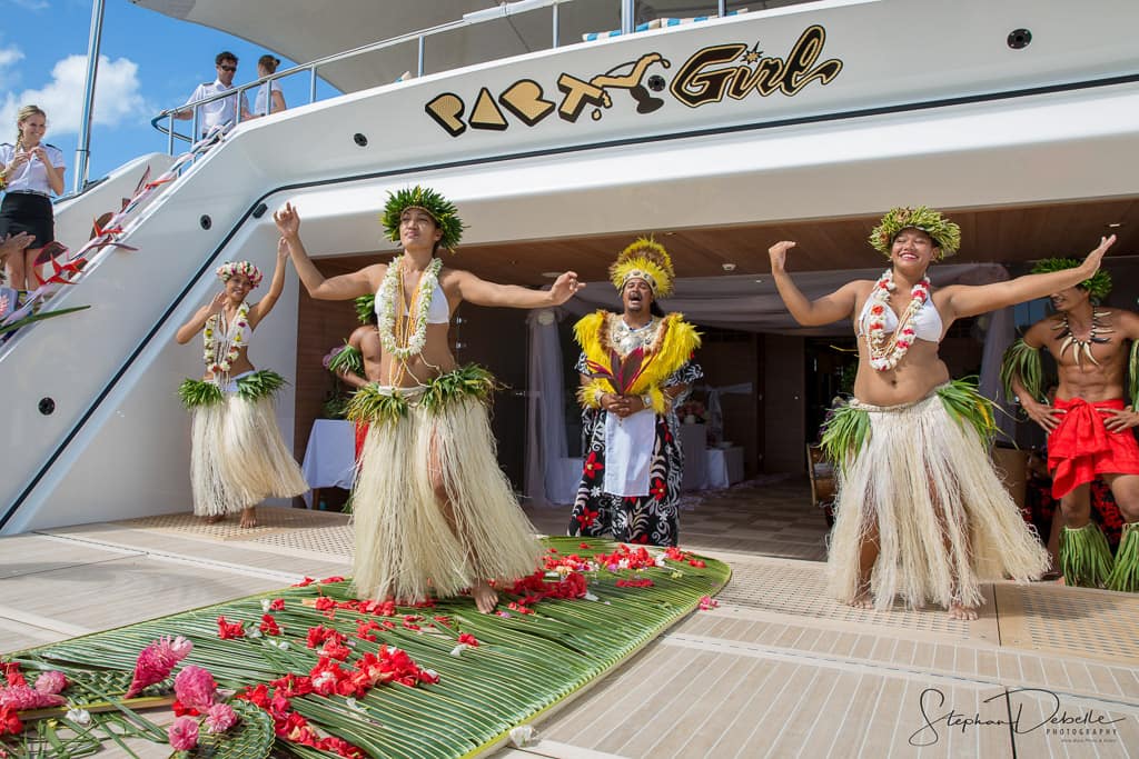 Tahitian Wedding aboard the M/V Party Girl