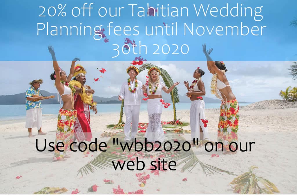 Wedding Bora Bora Promotion