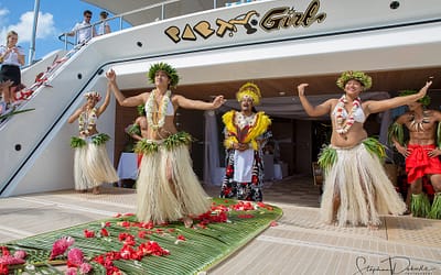 7.7.2017 – A royal Wedding in Bora Bora aboard private yacht MV Party Girl