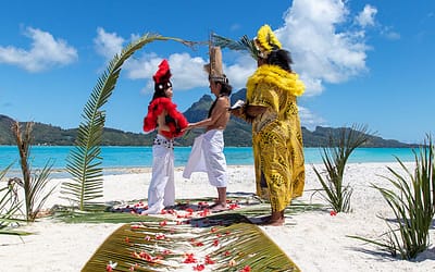 Ken & Yuriko Story of their Tahitian Wedding